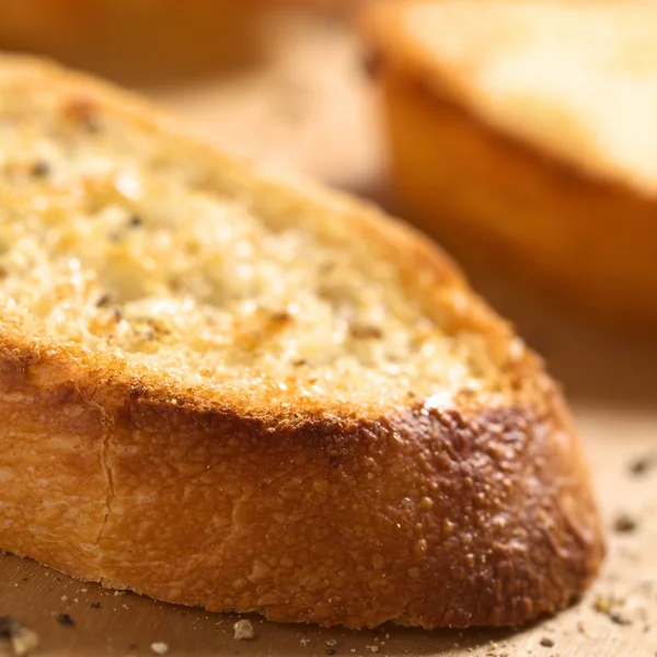 stock image Bruschetta with Garlic and Pepper