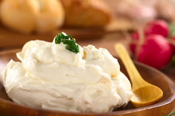 신선한 크림 치즈 — 스톡 사진