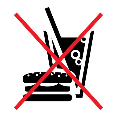 No fast food clipart