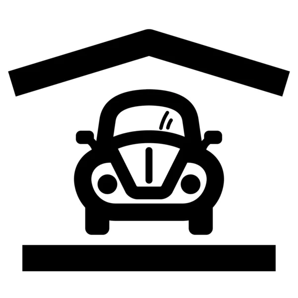 Home garage icon — Stock Vector