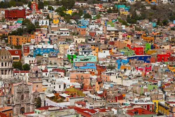 Colorful houses on the hills — Stock Photo, Image