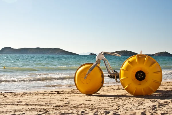 stock image Yellow Beach Bike