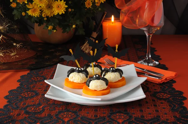 stock image Cheese balls for Halloween