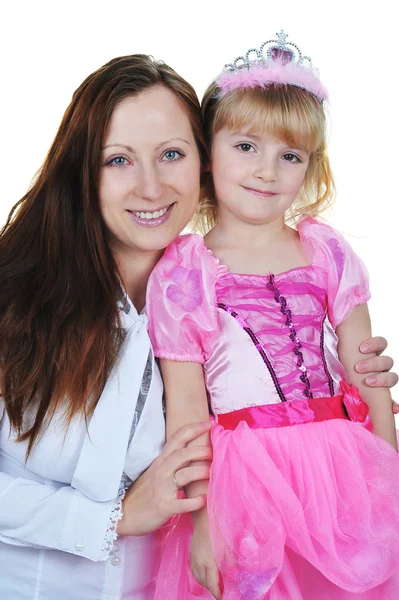 Girl with mother — Stock Photo, Image