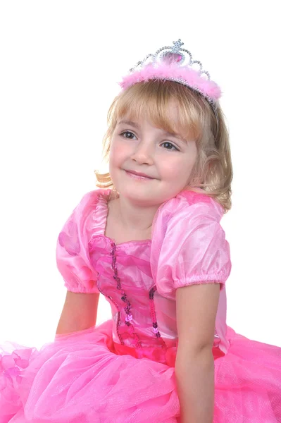 Kis hercegnő rózsaszín — Stock Fotó