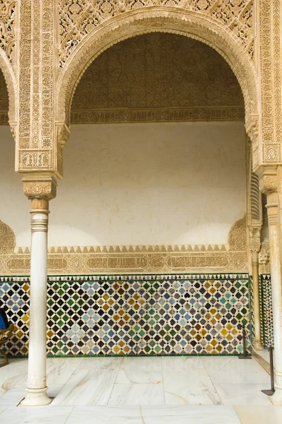 Mosaic detail of Arrayanes Patio — Stock Photo, Image