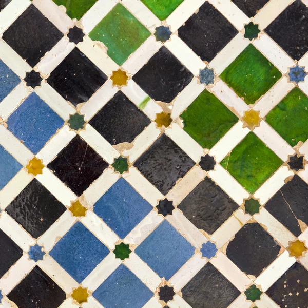 Detalhes Pátio de Alhambra — Fotografia de Stock