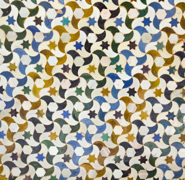 Moisaic w alhambra, granada. — Zdjęcie stockowe