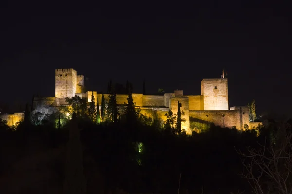 Alhambra gece magic. — Stok fotoğraf