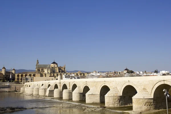 Catedral e ponte romana. Córdoba — Fotografia de Stock