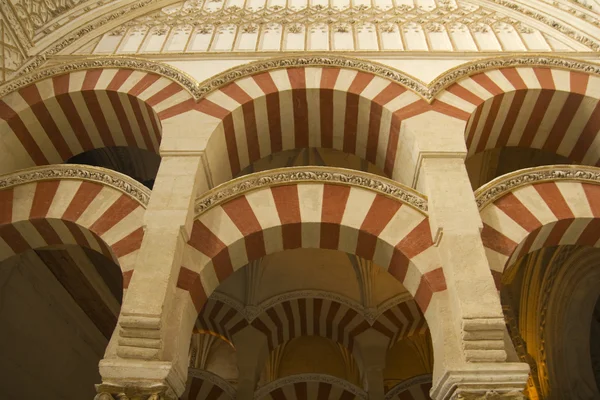 Interior da Mesquita, Córdoba, Andaluzia, Espanha — Fotografia de Stock