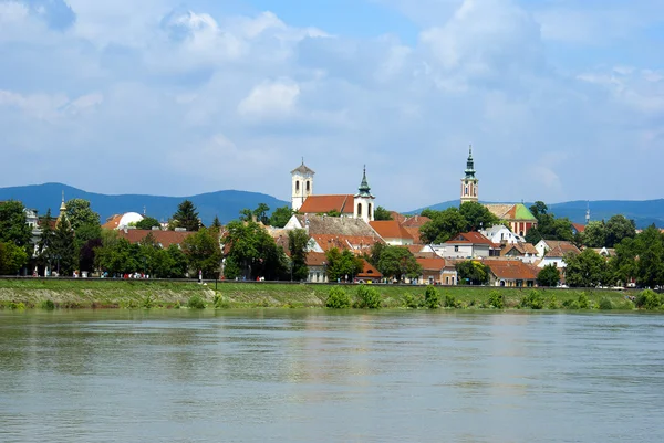 Slavné, romantické vesnice st. andreas, údolí Dunaje, Budapešť, Maďarsko — Stock fotografie