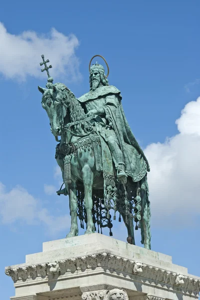 Święty Szczepan był pierwszym królem hungar — Zdjęcie stockowe