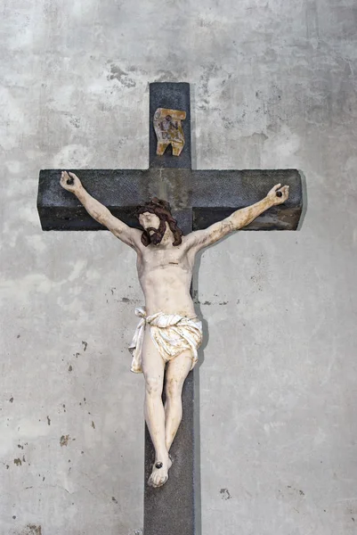stock image Jesus Christ on the Cross of iron