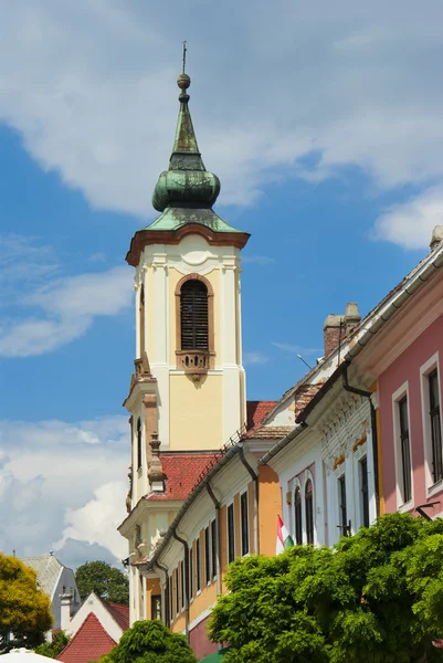 stock image Belfry at blue sky in Budapest, Hungary