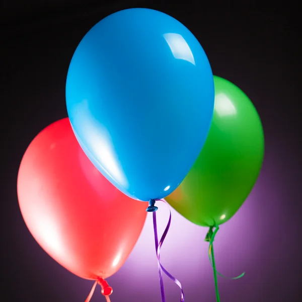 Святкові різнокольорові Rgb кульки — стокове фото