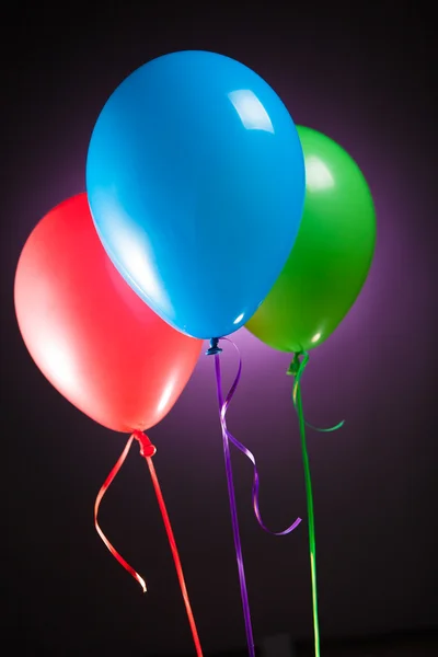 Festive multicolor rgb balloons — Stock Photo, Image