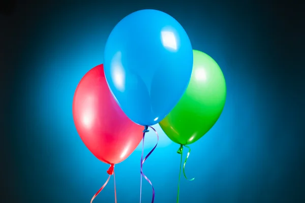 Festliche bunte rgb-Luftballons — Stockfoto