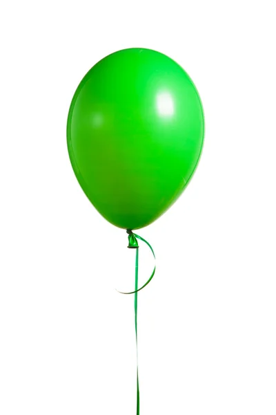 お祝いの緑の風船 — ストック写真