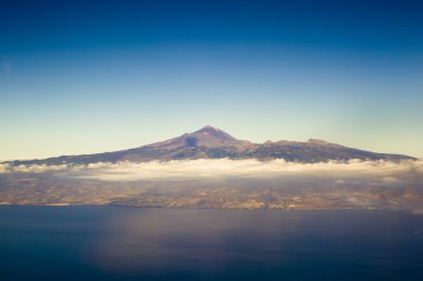 Mount Teide volcano clipart