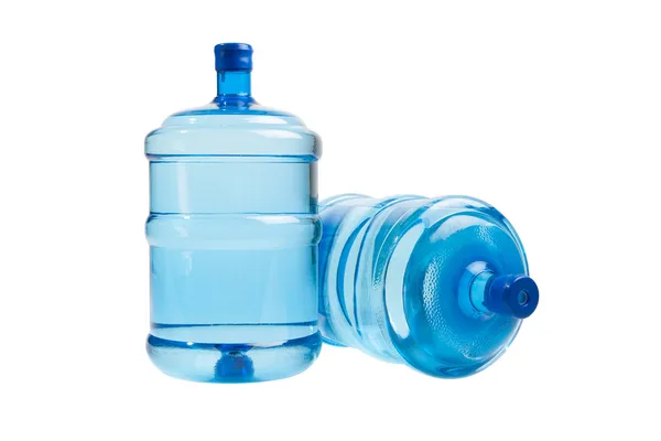 Grote flessen water — Stockfoto