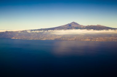 Mount Teide volcano clipart