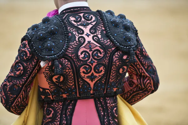 Detail of the jacket of the bullfighter. — Stock Photo, Image