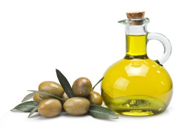 Olive oil for a healthy life. clipart