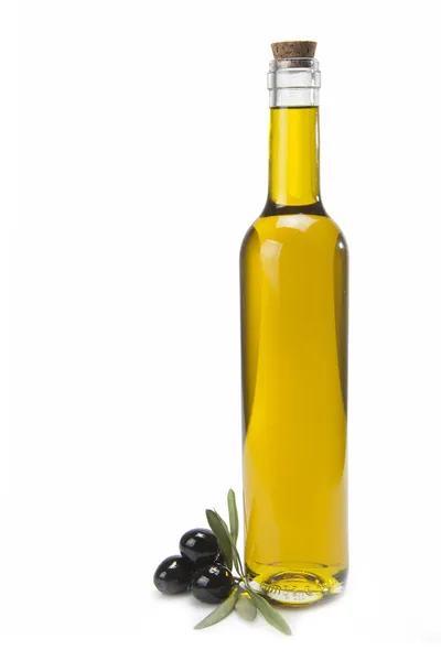Bottiglia di olio d'oliva. — Foto Stock