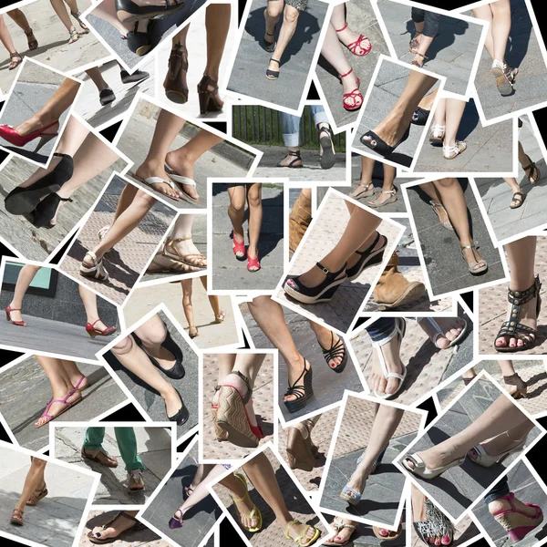 stock image Collage about foot.