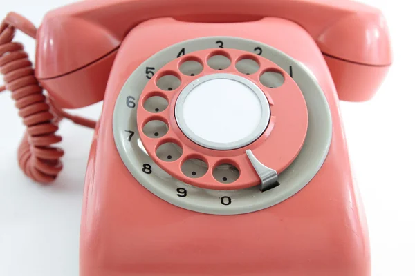 Старый ретро телефон — стоковое фото