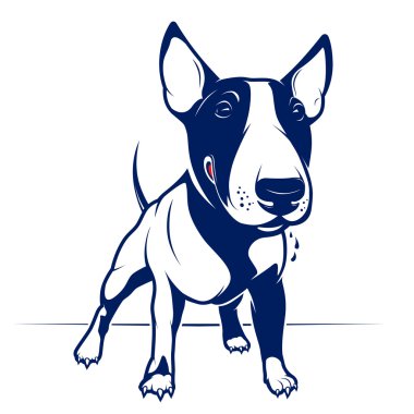 Bull Terrier clipart