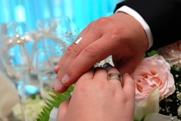 Bröllop ringar. — Stockfoto