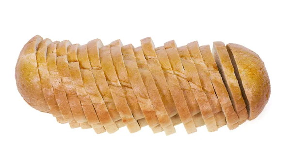 Létající pšenice bílý chléb — Stock fotografie