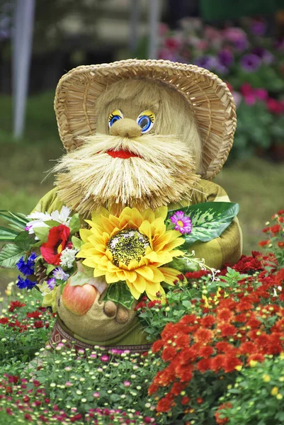 Gartenblumen Puppe — Stockfoto