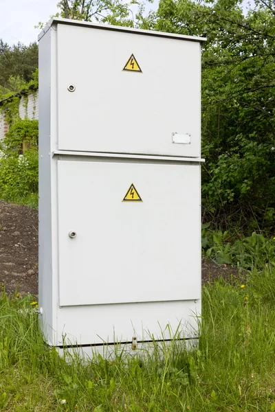 Electric village metal box — Stock Photo, Image