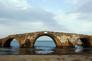 eski bir köprü yıkılmış, zakynthos Adası