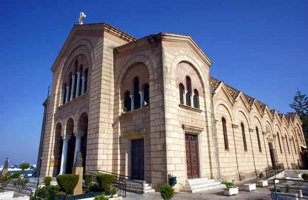 Церковь Святого Дионисия, город Закинф — стоковое фото