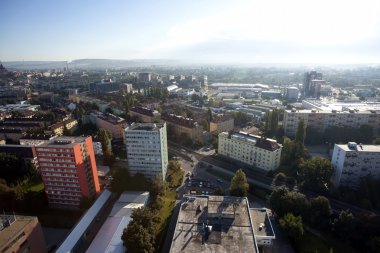 kavşak, yol çok detaylı hava Şehir Manzaralı