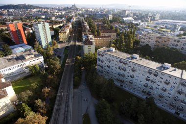 crossroads, yollar, factori son derece detaylı hava Şehir Manzaralı