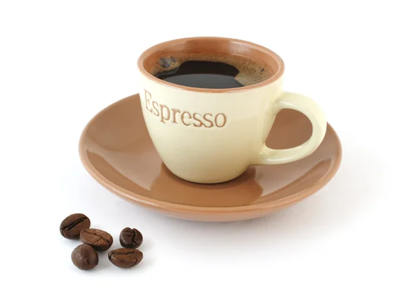 Kaffee in der Tasse — Stockfoto