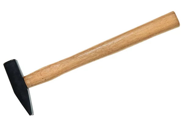 Hammer med trä handtag. — Stockfoto