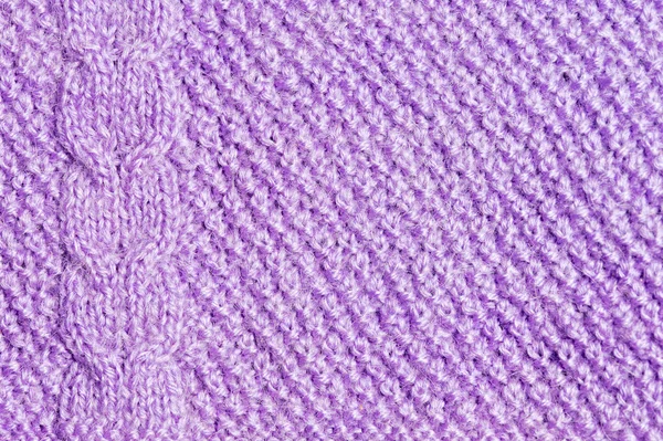 Violet knitted background — Stock Photo, Image