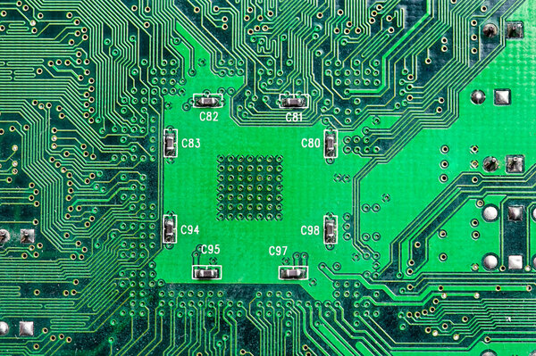 Computer electronic circuit. Background