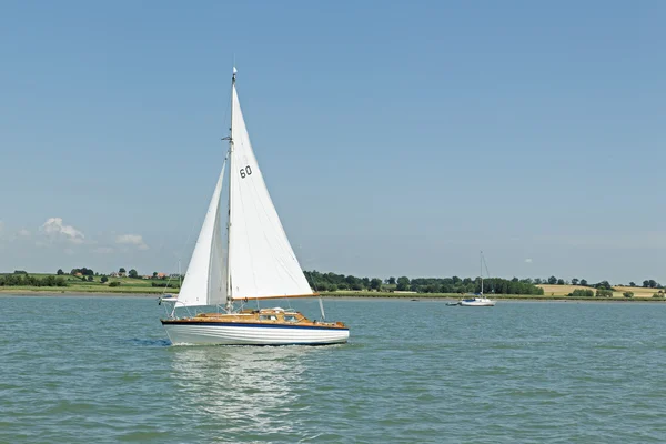 Sailing on the River — Stock Photo, Image