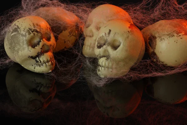 Halloween skulls — Stock fotografie