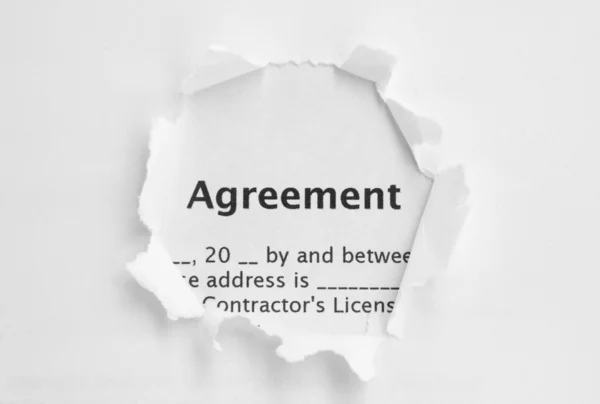 Umowa — Zdjęcie stockowe