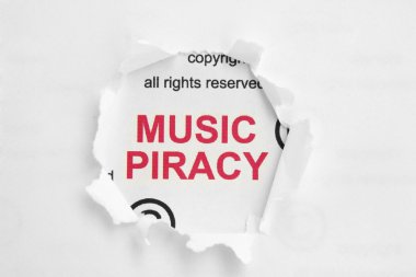 Music piracy clipart