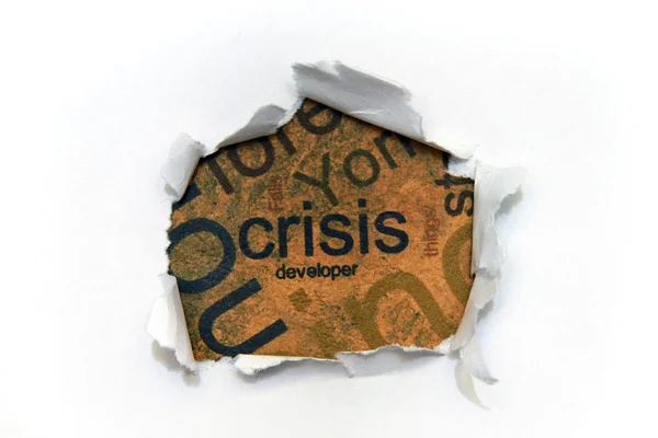 Krize — Stock fotografie