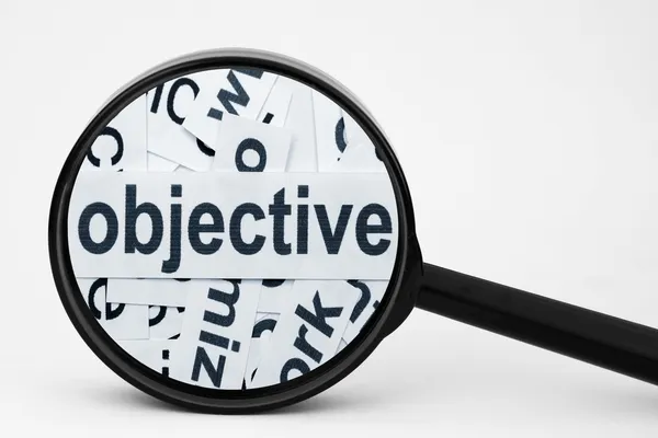 Objective — Stock Photo, Image